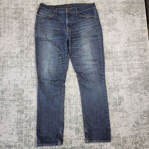 Joe's Jeans Men's Size 36x32 Blue Savile Row Slim Straight Dark Wash Denim